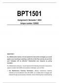 BPT1501 Assignment 2 Solutions Semester 1 2024