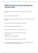 PEDS ATI Revision Exam Questions & Answers 2024