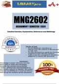 MNG2602 Assignment 1 (COMPLETE ANSWERS) Semester 1 2024