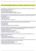 Peds_Maternity HESI & Obstetrics (Graded A) Questions and Answers |