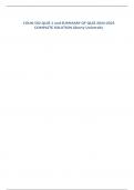 COUN 502 QUIZ 1 and SUMMARY OF QUIZ 2024-2025 COMPLETE SOLUTION Liberty University