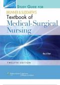 Study guide to accompany brunner and suddarth s textbook of medical surgical nursing twelfth