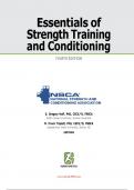 Essentials of Strength Training and Conditioning FOURTH EDITION G. Gregory Haff, PhD, CSCS,*D, FNSCA N. Travis Triplett, PhD, CSCS,*D, FNSCA