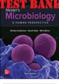 Test Bank for Nester's Microbiology: A Human Perspective, 10th Edition...Latest 2024