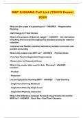 SAP S/4HANA Full List (TS410 Exam) 2024