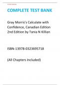 Gray Morris's Calculate with Confidence, Canadian Edition 2nd Edition by Tania N Killian ISBN-13978-0323695718 (All Chapters Included)