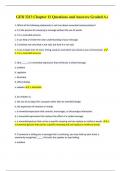 GEB 3213 Chapter 11 Questions and Answers Graded A&plus; 