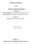 Solution Manual  For Systems Analysis and Design Tenth Edition By Kendall Kenneth and Kendall Julie ISBN: 9780134785554 | All Chapters 1-14. A+