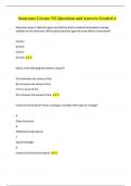 Insurance License NY Questions and Answers Graded A 