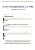 MICROBIOLOGY BIO250 STRAIGHTERLINE FULL COURSE GRADED EXAMS 1&comma;2&comma;3&comma;4&comma;5&comma;6 MIDTERM EXAM&lpar;2 VERSIONS&rpar; AND FINAL EXAM &lpar;2  VERSIONS&rpar; MAY 2022 AGRADE
