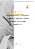 EUP1501 Assignment 01 Solutions Semester 1 2024