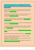 TCFP & GFD HAZMAT AWARENESS&sol;OPS Final  Exam Questions with Correct Verified Answers Latest  Updates 2024
