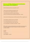 PCP 101-109 FINAL EXAM Questions and Answers  Latest Updates 2024 GRADED A&plus;