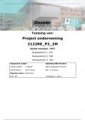 Project onderneming - Compleet Dossier