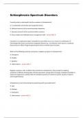 Schizophrenia Spectrum Disorders
