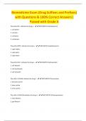 Biomedicine Exam &lpar;Drug Suffixes and Prefixes&rpar; with Questions & 100&percnt; Correct Answers&vert; Passed with Grade A