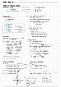 AS Level/ A-Level Core Pure 2 – A* Further Mathematics Pearson Edexcel Summary Notes (8FM0) (9FM0)