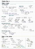 AS Level/ A-Level Further Pure 1 – A* Further Mathematics Pearson Edexcel Summary Notes (8FM0) (9FM0)