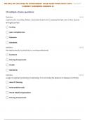 NR-306&colon;&vert; NR 306 HEALTH ASSESSMENT TEST 40 WITH 100&percnt; CORRECT ANSWERS&vert; GRADED A&plus; 