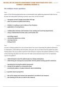NR-306&colon;&vert; NR 306 HEALTH ASSESSMENT TEST 33 WITH 100&percnt; CORRECT ANSWERS&vert; GRADED A&plus; 