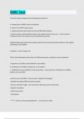 EMD Test verified answers latest update 