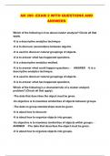 AN 300 -EXAM 2 WITH QUESTIONS AND ANSWERS 