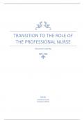 Transition to the Role of the Professional Nurse
