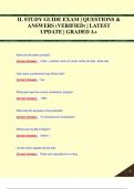 IL STUDY GUIDE EXAM &vert; QUESTIONS &  ANSWERS &lpar;VERIFIED&rpar; &vert; LATEST  UPDATE &vert; GRADED A&plus;