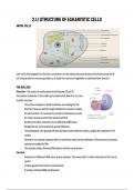 AQA A Level biology- unit 2 cell biology - full summary notes