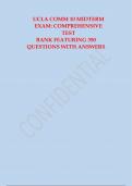 UCLA COMM 10 MIDTERM EXAM 350 QUESTIONS AND VERIFIED ANSWERS COMPREHESIVE