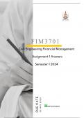 FIM3701 Assignment 01 Solutions Semester 1 2024