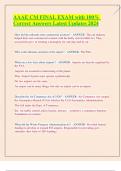 AAAE CM FINAL EXAM with 100&percnt; Correct Answers Latest Updates 2024&period;pdf