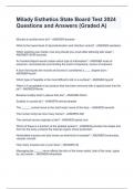 Milady Esthetics State Board Test 2024 Questions and Answers (Graded A)
