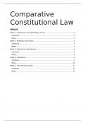 Comparative Constitutional Law exam (interim test)