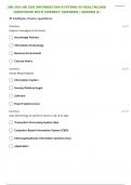 NR-360&colon; &vert;NR 360 INFORMATION SYSTEMS IN HEALTHCARE LATEST MODEL TEST 13&colon; QUESTIONS WITH CORRECT ANSWERS 