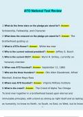 ATO National Test Review 2023 Questions and Answers