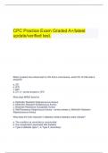   CPC Practice Exam Graded A+/latest update/verified test.