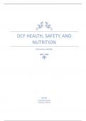 DCF Health, Safety, and Nutrition