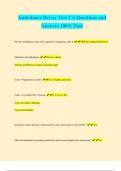 Ambulance Driver Test CA Questions and  Answers 100&percnt; Pass