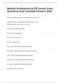 Medical ScribeAmerica ED Course Exam Questions And Complete Answers 2024&period;