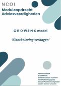 Geslaagde (9) module Adviesvaardigheden NCOI / Klantbeleving verhogen Rabobank met het GROWING model / Geslaagd 2024