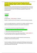 ATI Med Surg Proctored Exam Practice Qs and Answers BRAND NEW LATEST UPDATE 2024&sol;2025 RATED A&plus;