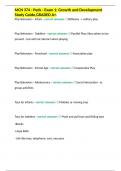 MCN 374 - Peds - Exam 1&colon; Growth and Development Study Guide&comma;GRADED A&plus;&comma;Newly Updated&period;