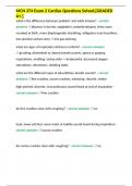 MCN 374 Exam 2 Cardiac Questions Solved&comma;&lbrack;GRADED A&plus;&period;&rsqb;