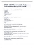 BDOC - DIVO Fundamentals Study Questions and Answers(graded A)