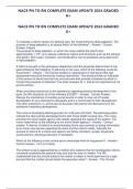 NACE PN TO RN COMPLETE EXAM UPDATE 2024 GRADED A&plus;