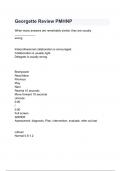 Georgette Review PMHNP Questions with correct Answers 2024&sol;2025&lpar; A&plus; GRADED 100&percnt; VERIFIED&rpar;&period;