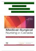 TEST BANK For Lewis's Medical Surgical Nursing in Canada, 5th Edition by Jane Tyerman, Shelley Cobbett, Verified Chapters 1 - 72, Complete Newest Version