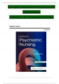 TEST BANK For Keltners Psychiatric Nursing, 9th Edition By Debbie Steele, Verified Chapters 1 - 36, Complete Newest Version