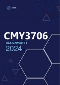 CMY3706 Assignment 1 Due 11 April 2024